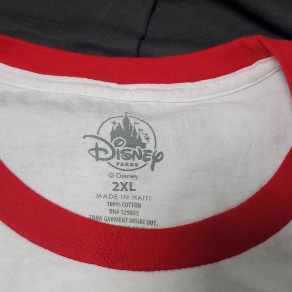 WALT DISNEY WORLD mickey mouse pride rainbow ringer TEE 2XL 2X - Picture 5 of 7